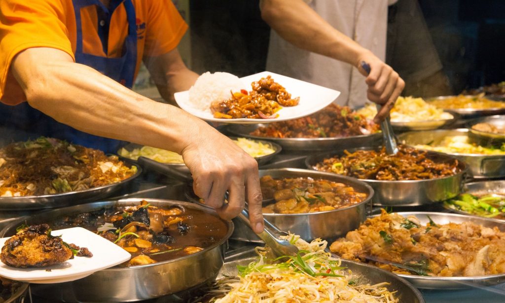 Eat like locals at Hawker food centre