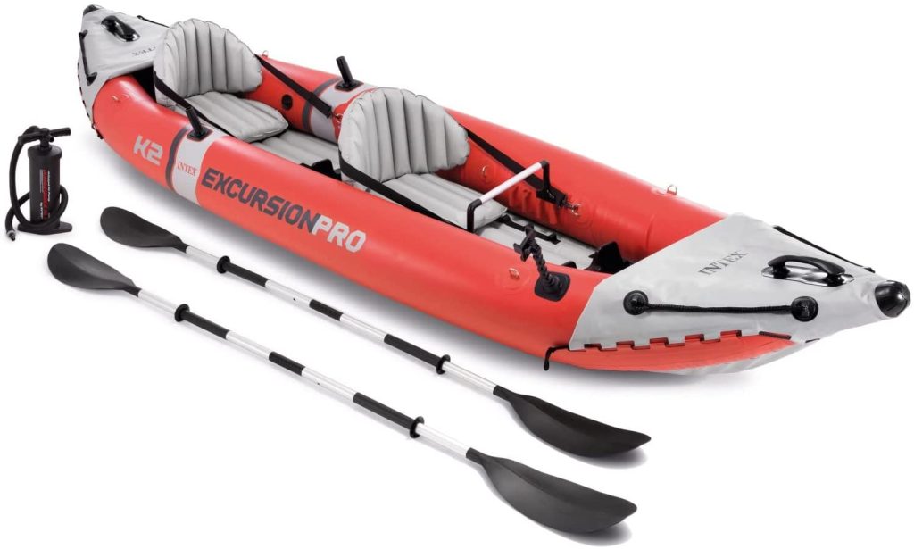 Intex excursion pro kayak. fishing kayaks under 1000.