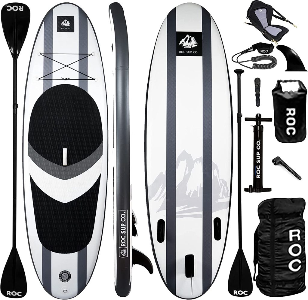 Roc Inflatable stand up paddle board.